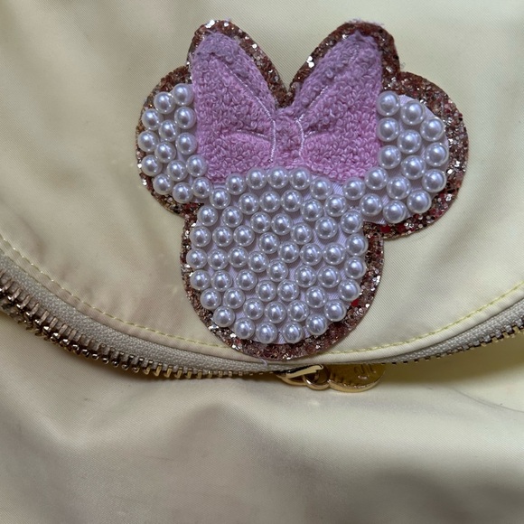 Stoney Clover Lane jumbo Fanny pack yellow with SCL Disney patch - Picture 2 of 8